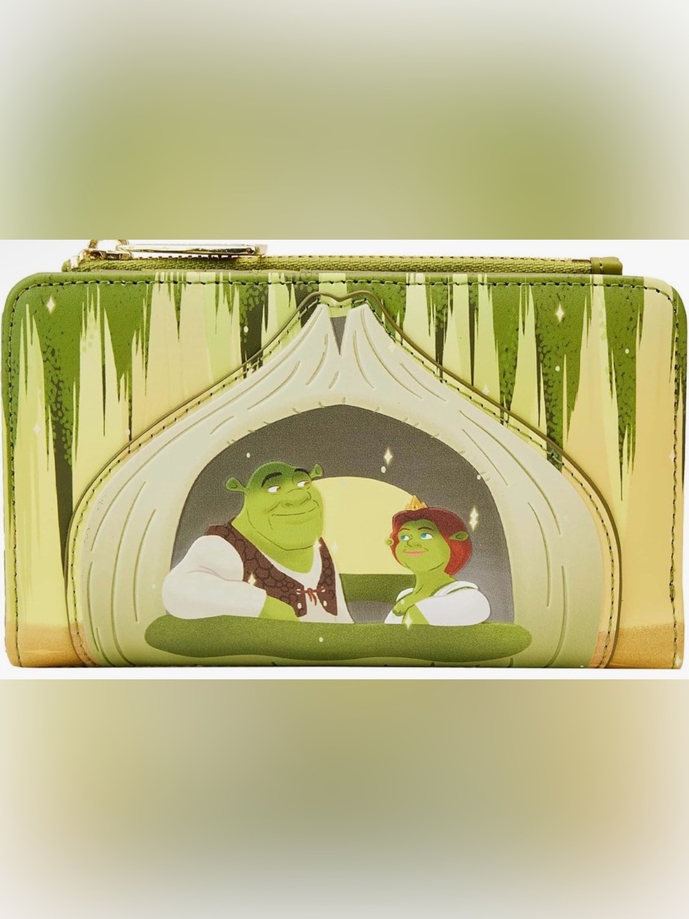 Loungefly Shrek & Fiona Zip Wallet with Donkey